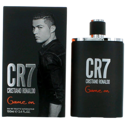 Cristiano Ronaldo Men's Eau De Toilette Spray - CR7 Game On Sweet Woodsy, 3.4 oz ,