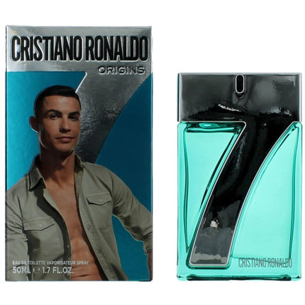 Cristiano Ronaldo Men's Eau De Toilette Spray - CR7 Origins Fresh Scent, 1.7 oz ,