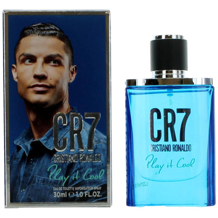 Cristiano Ronaldo Men's EDT Spray - CR7 Play It Cool Invigorating Fresh, 1 oz ,