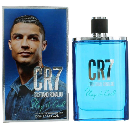 Cristiano Ronaldo Men's EDT Spray - CR7 Play It Cool Invigorating Fresh, 3.4 oz ,