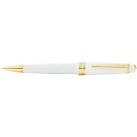 Cross Ballpoint Pen - Bailey Light Resin Finish Gold Tone Trims, White | AT0742-10 ,