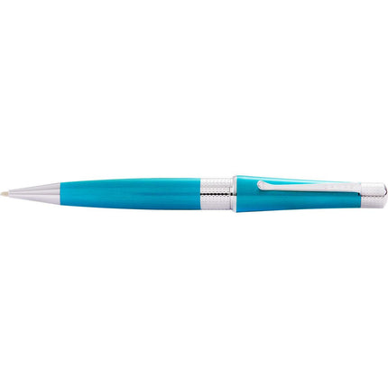 Cross Ballpoint Pen - Beverly Teal and Silver Lacquer Barrel Curved Clip | AT0492-28 ,