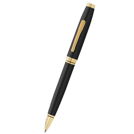 Cross Ballpoint Pen - Coventry Cap Over Barrel Black Lacquer and Gold | AT0662-11 ,