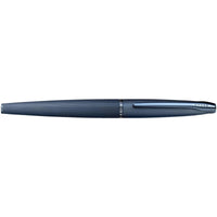 Cross Fountain Pen - ATX Sandblasted Dark Blue Barrel, Medium Steel Nib | 886-45MJ ,