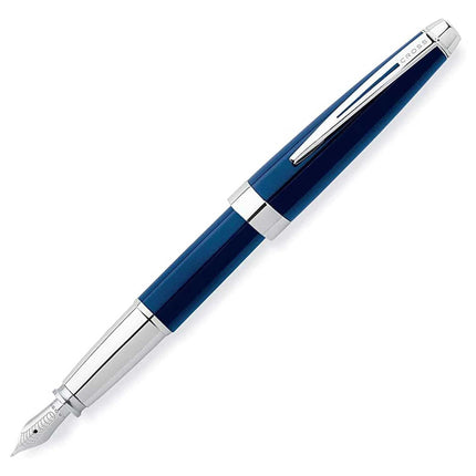 Cross Fountain Pen - Aventura Starry Blue Resin with Chrome, Medium | AT0156-2MS ,