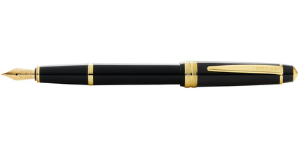 Cross Fountain Pen - Bailey Black Resin and Gold Tone, Extra Fine | AT0746-9XF ,