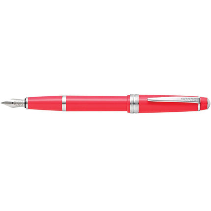 Cross Fountain Pen - Bailey Coral Resin Finish with Crome ,