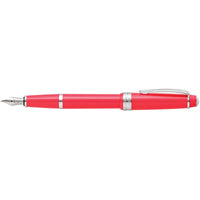 Cross Fountain Pen - Bailey Coral Resin Finish with Crome ,