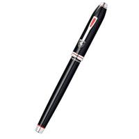 Cross Fountain Pen - Townsend Rhodium Plated, Black Lacquer | FR0046-56 ,
