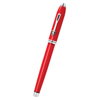 Cross Fountain Pen - Townsend Rhodium Plated, Red Lacquer | FR0046-57 ,