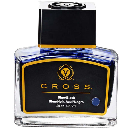 Cross Ink Bottle - Blue/Black Single Fountain Pen, 62.5 ml | 8945S-3 ,