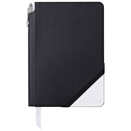 Cross Journal with Pen Set - Jot Zone Blank, Black/White, Medium | AC273-6MB ,