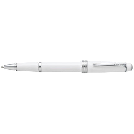 Cross Light Rollerball Pen - Bailey White with Chrome Trims Click Off Cap | AT0745-2 ,