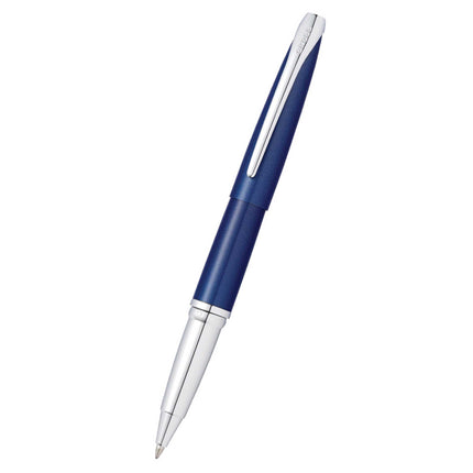 Cross Rollerball Pen - ATX Transluscent Blue Finish with Chrome Appointments | 885-37 ,