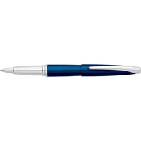 Cross Rollerball Pen - ATX Transluscent Blue Finish with Chrome Appointments | 885-37 ,