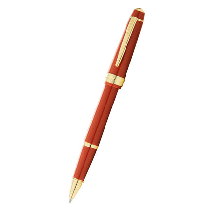 Cross Rollerball Pen - Bailey Light Resin with Gold Tone Trims, Amber | AT0745-13 ,