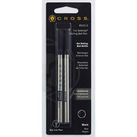 Cross Rollerball Pen Refill - Selectip Black Gel 0.7 mm, Pack of 2 | 8523-2 ,