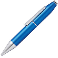 Cross Rollerball Pen - X Cobalt Blue with Chrome Trims Slide and Snap Cap | AT0725-4 ,