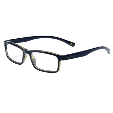 Cross Unisex Reading Glasses - Stanford Black Rectangular Frame, +1.50 | RD0190-1C ,