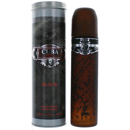 Cuba Black by Cuba, 3.3 oz Eau De Toilette Spray for Men ,