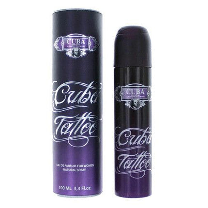 Cuba Tattoo by Cuba, 3.3 oz Eau De Parfum Spray for Women ,