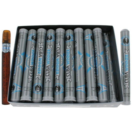 Cuba Winner by Cuba, 1.17 oz Eau De Toilette Spray for Men Pack of 20 ,