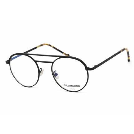 Cutler And Gross Men's Eyeglasses - Black Round Aviator Metal Frame | CG1269 013 ,