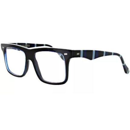Cutler and Gross Men's Eyeglasses - Blue On Black Frame | 1096-BOB-C-51-16-145 ,