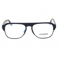Cutler And Gross Men's Eyeglasses - Blue/Gunmetal Rectangular Frame | CGOP136555 004 ,