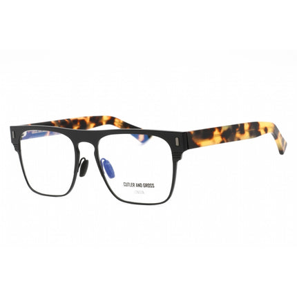 Cutler And Gross Men's Eyeglasses - Clear Lens Matte Black Titanium | CGOP136656 003 ,