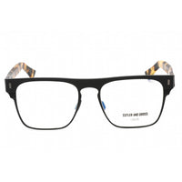 Cutler And Gross Men's Eyeglasses - Clear Lens Matte Black Titanium | CGOP136656 003 ,