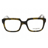 Cutler And Gross Men's Eyeglasses - Green/Black/Tortoiseshell Rectangular | CG1289 005 ,