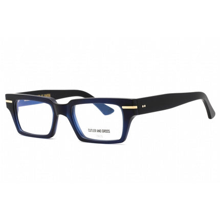 Cutler And Gross Men's Eyeglasses - Matte Classic Navy Frame Clear Lens | CGOP1363 004 ,