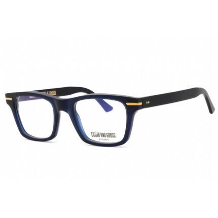 Cutler And Gross Men's Eyeglasses - Matte Navy Blue Frame Clear Lens | CG1337 003 ,