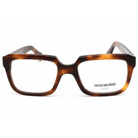 Cutler And Gross Men's Eyeglasses - Tortoiseshell Plastic Rectangular | CG1289 003 ,