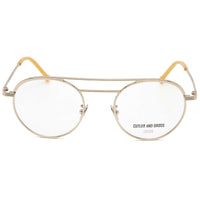 Cutler And Gross Men's Eyeglasses - Yellow/Metallic Aviator Frame | CG1269 011 ,