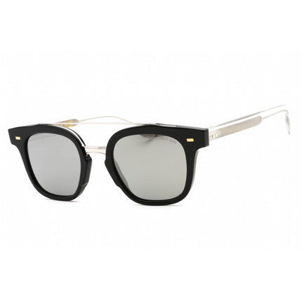 Cutler and Gross Men's Sunglasses - Silver/Black/Crystalc Square Frame | CG1297S 001 ,
