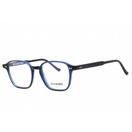 Cutler And Gross Unisex Eyeglasses - Black Camo Rectangular Frame | CGOP136051 003 ,