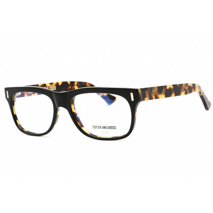 Cutler And Gross Unisex Eyeglasses - Black Camo Rectangular Frame | CGOP136258 003 ,