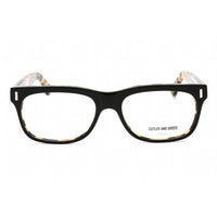 Cutler And Gross Unisex Eyeglasses - Black Camo Rectangular Frame | CGOP136258 003 ,