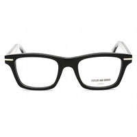 Cutler And Gross Unisex Eyeglasses - Black Rectangular Frame Clear Lens | CG1337 004 ,