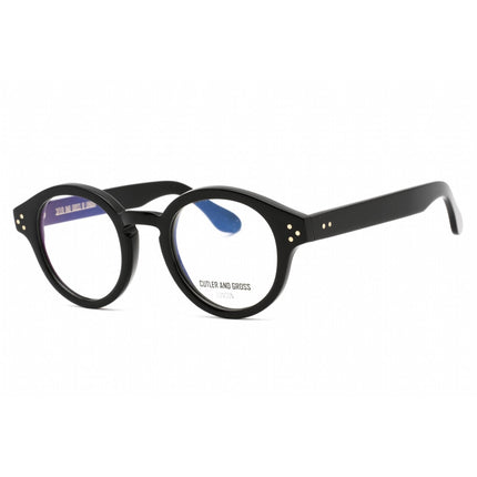 Cutler And Gross Unisex Eyeglasses - Black Round Shape Frame Clear Lens | CG1291V2 010 ,