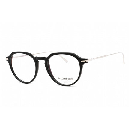 Cutler And Gross Unisex Eyeglasses - Black Round Shape Frame Clear Lens | CG1302V2 003 ,