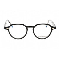 Cutler And Gross Unisex Eyeglasses - Black Round Shape Frame Clear Lens | CG1313 003 ,