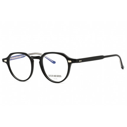 Cutler And Gross Unisex Eyeglasses - Black Round Shape Frame Clear Lens | CG1313V2 002 ,