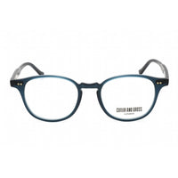 Cutler And Gross Unisex Eyeglasses - Blue Rectangular Frame Clear Lens | CG1312V2 004 ,