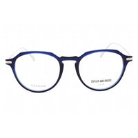 Cutler And Gross Unisex Eyeglasses - Blue Round Frame Clear Demo Lens | CG1302V2 002 ,