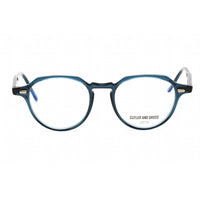 Cutler And Gross Unisex Eyeglasses - Blue Round Shape Frame Clear Lens | CG1313V2 004 ,