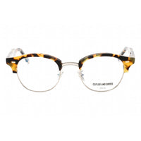 Cutler And Gross Unisex Eyeglasses - Camouflage Round Frame Clear Lens | CG1333 002 ,