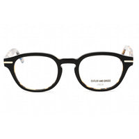 Cutler And Gross Unisex Eyeglasses - Camouflage Round Frame Clear Lens | CG1356 003 ,
